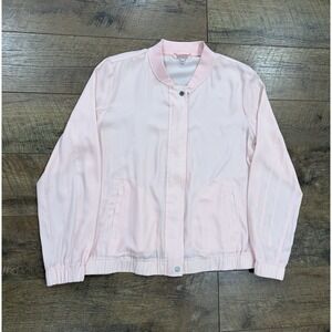 Juicy Couture Pink‎ Track Jacket Full Zip Large Y2k Lightweight